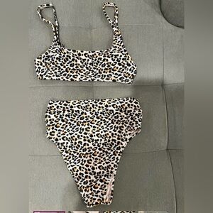 Xhilaration leopard high waisted bikini